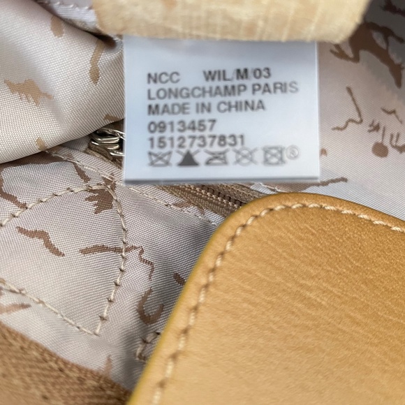 Longchamp Le Pliage Cuir Lambskin CUMIN small leather bag - Picture 15 of 16